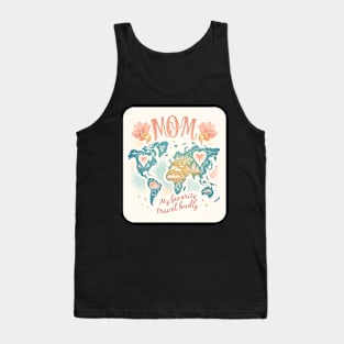 World's Best Travel Mom Motherday Vintage Tank Top